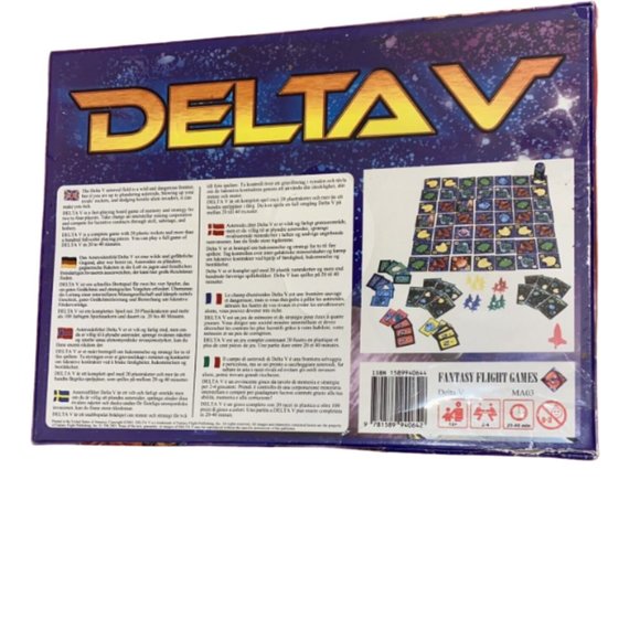 Delta V Board Game Fantasy Flight Games Memory and Strategy - Picture 2 of 2